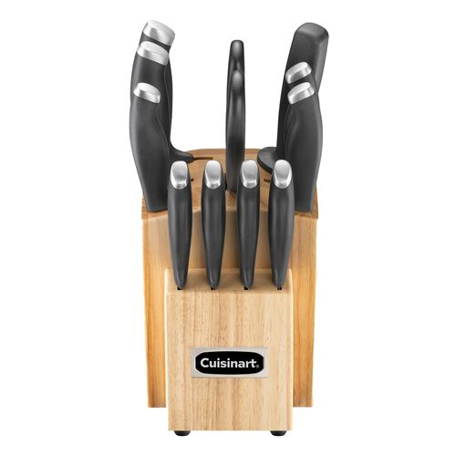 Bloco de Facas Color Pro com Cabo Preto 12 Peças Cuisinart - C77SSB-12P
