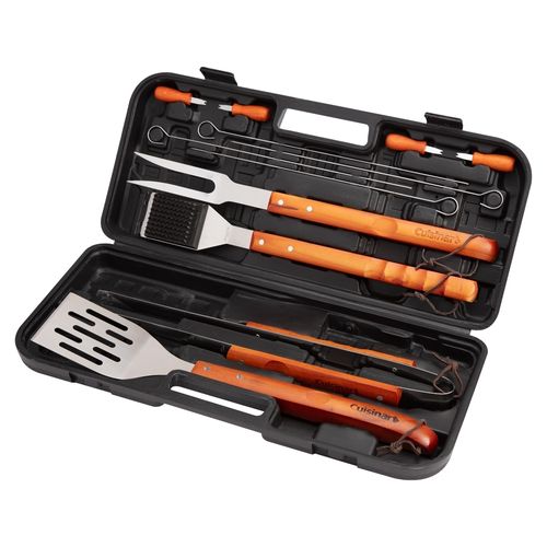 Kit Churrasco 13 Peças Inox Estojo Cuisinart - CGS-W13OUT [Reembalado]